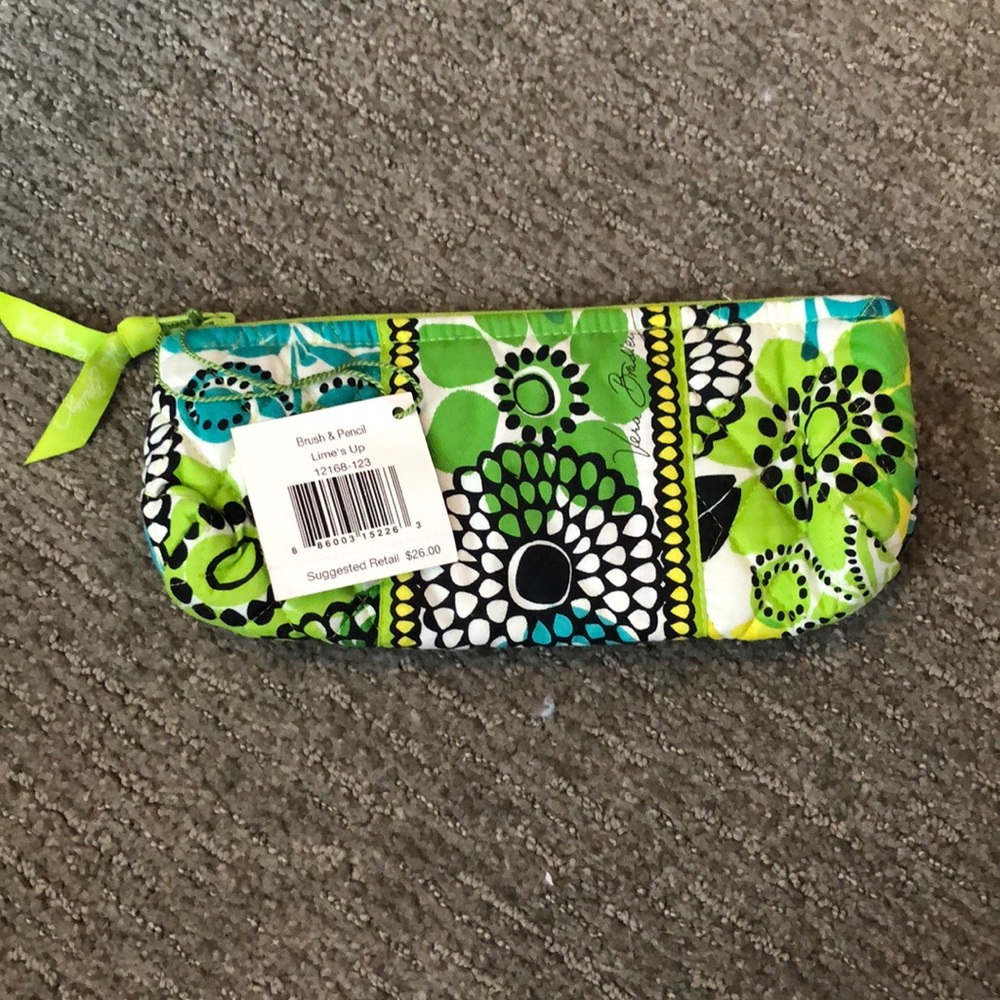 Brand new Vera Bradley brush & pencil case.